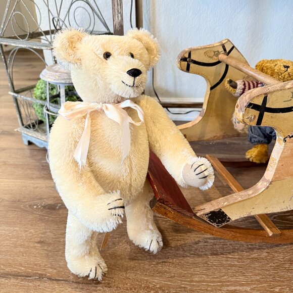 Large OOAK STRING Mohair STEARNSY BEAR Stotts City, Missouri. - Picture 3 of 17